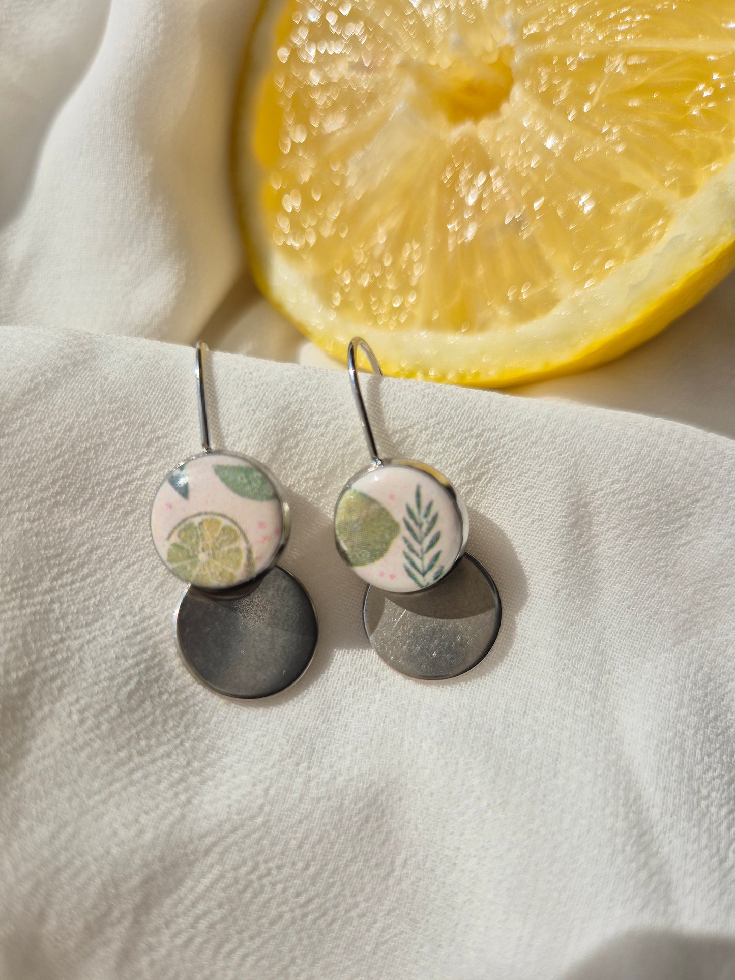 Boucles d'oreilles Léontine - doré ou argenté