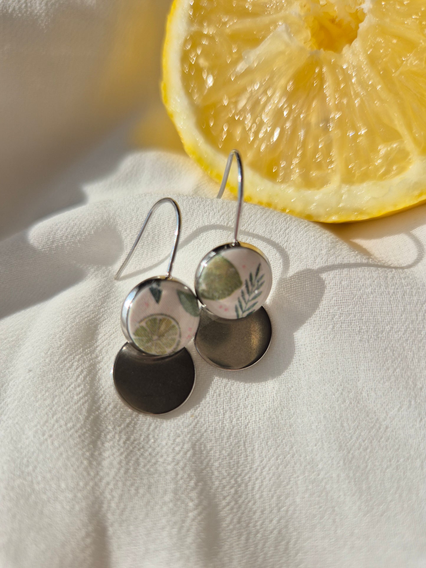 Boucles d'oreilles Léontine - doré ou argenté
