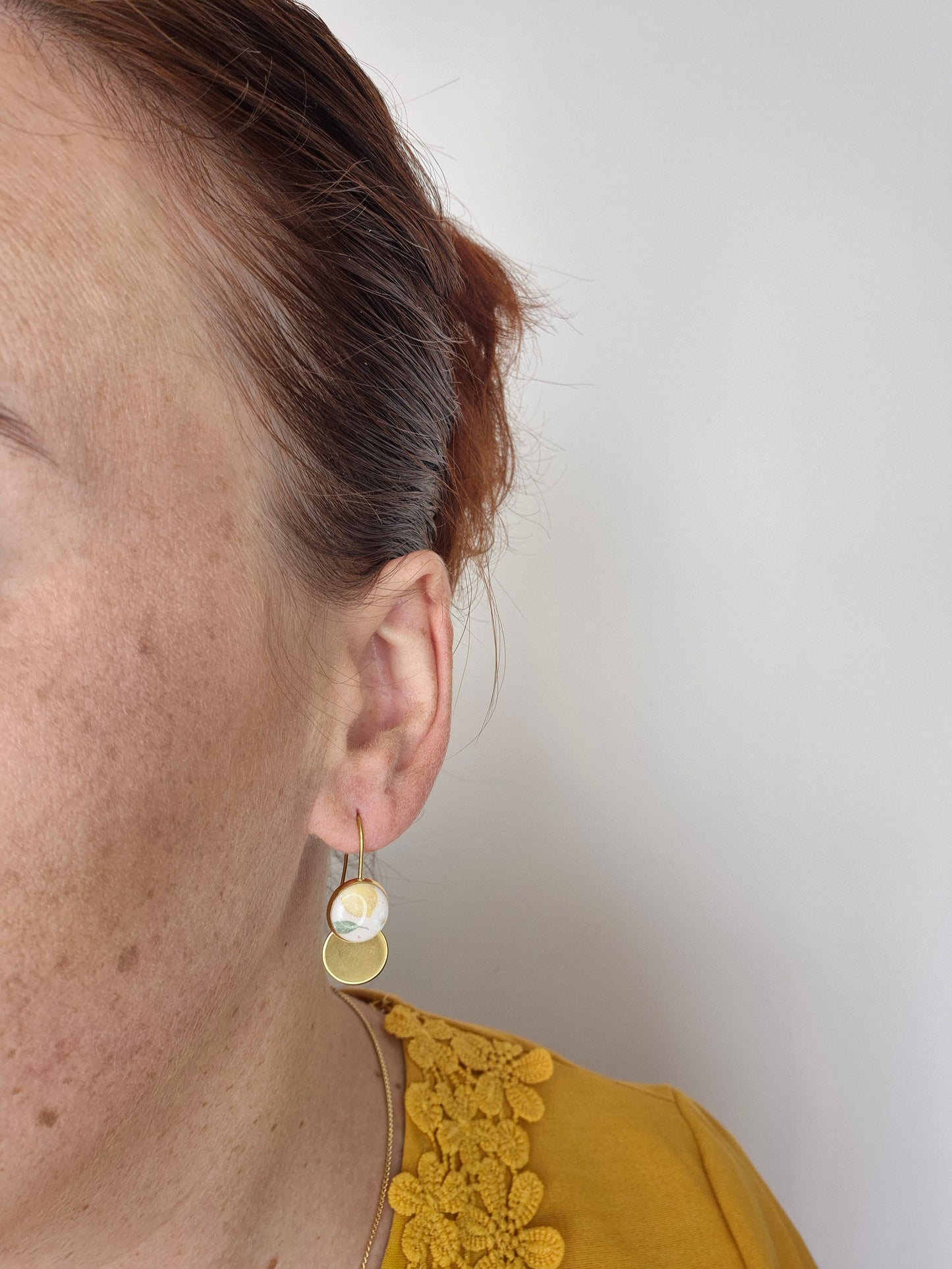 Boucles d'oreilles Léontine - doré ou argenté