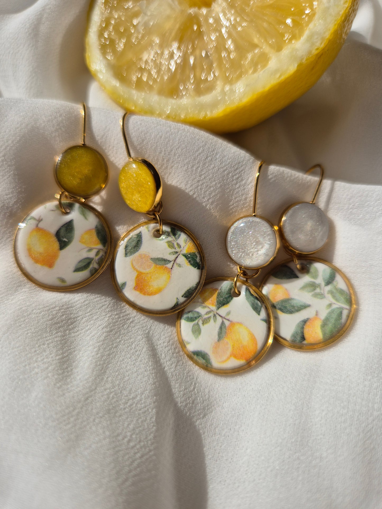 Boucles d'oreilles Suzon - doré ou argenté
