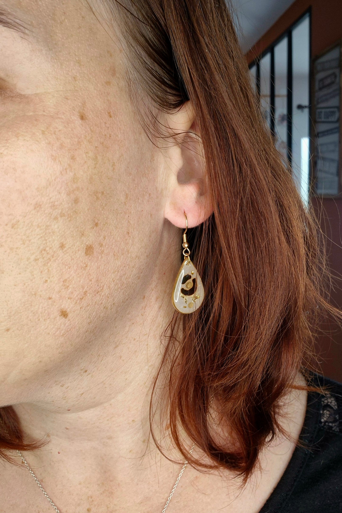 Boucles d’oreilles pendantes Yasmina