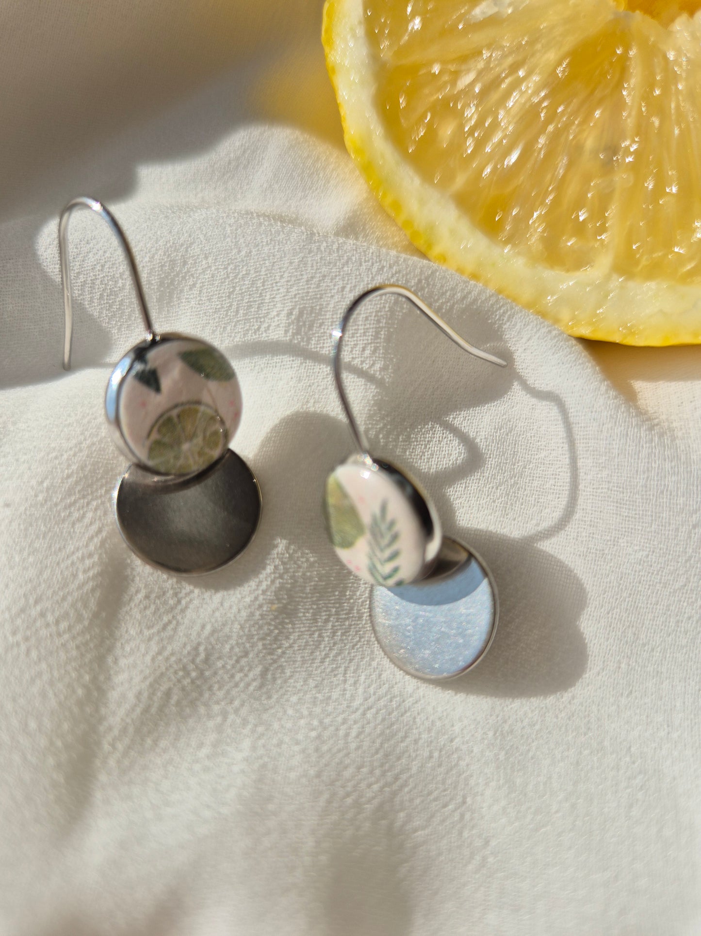 Boucles d'oreilles Léontine - doré ou argenté