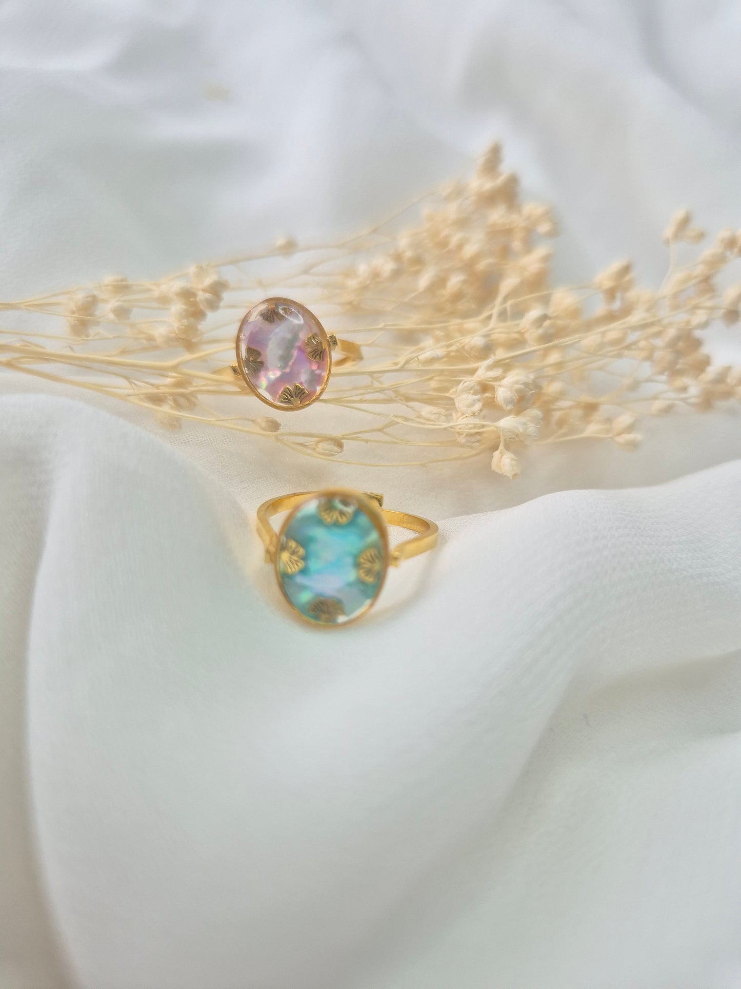 Bague Zélie Doré – Plusieurs coloris au choix