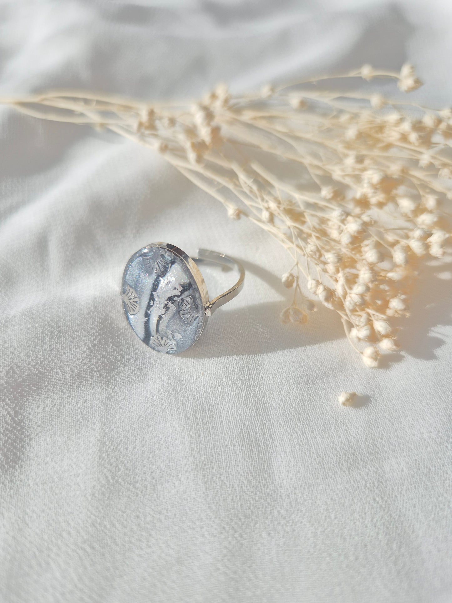 Bague Rosalie Argenté - Plusieurs coloris au choix