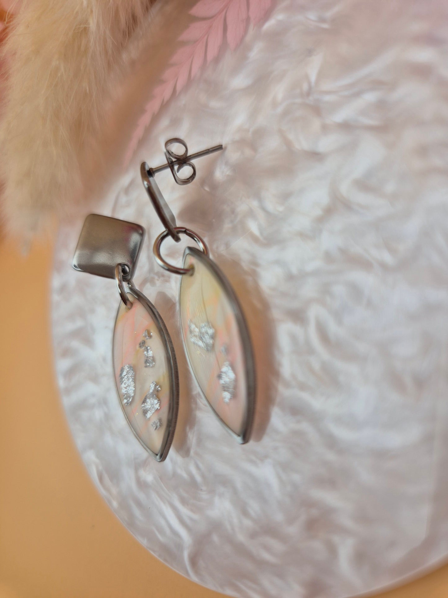 Boucles d'oreilles "Amande Éclatante"