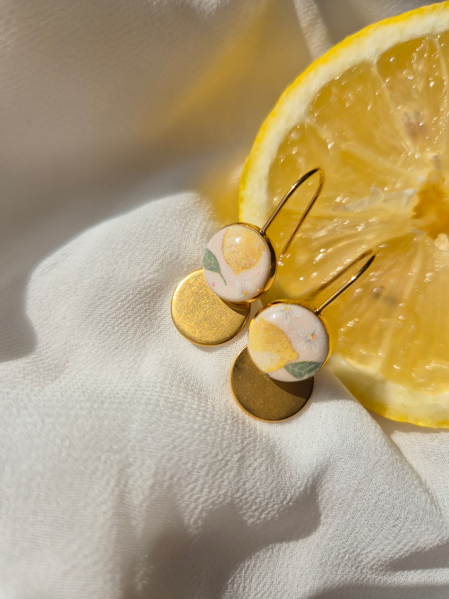 Boucles d'oreilles Léontine - doré ou argenté