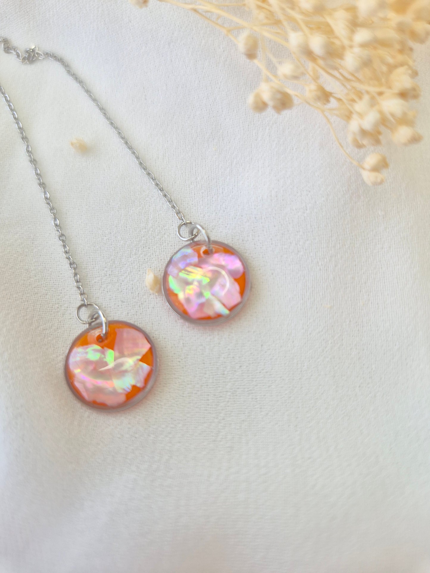 Boucles d'oreilles pendantes Apolline