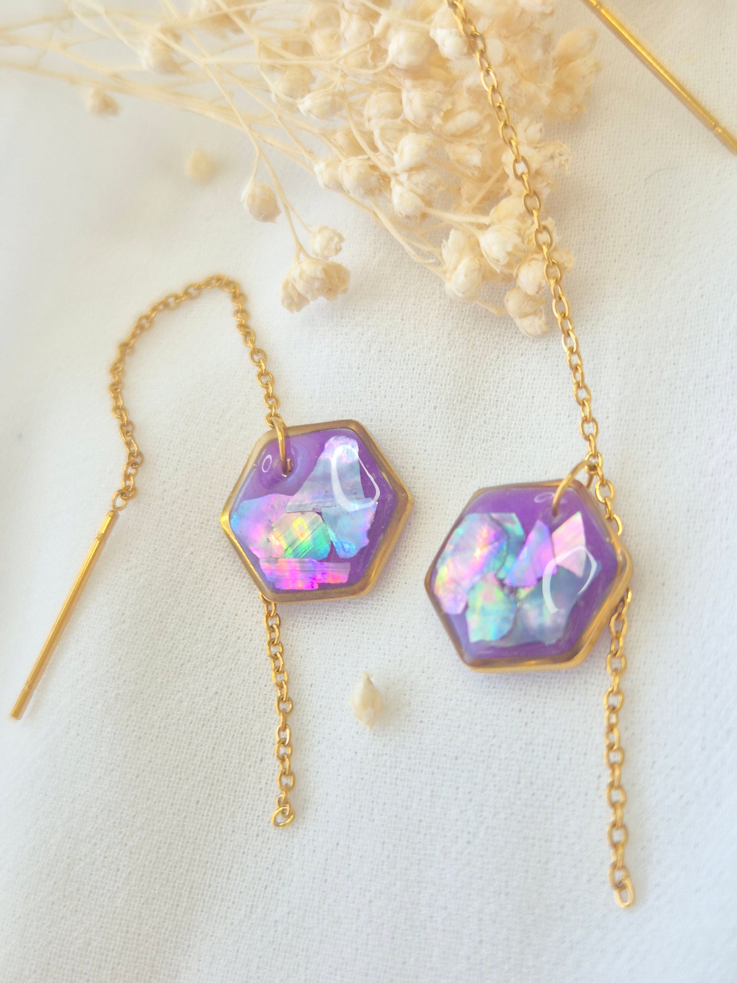 Boucles pendantes Lyséa