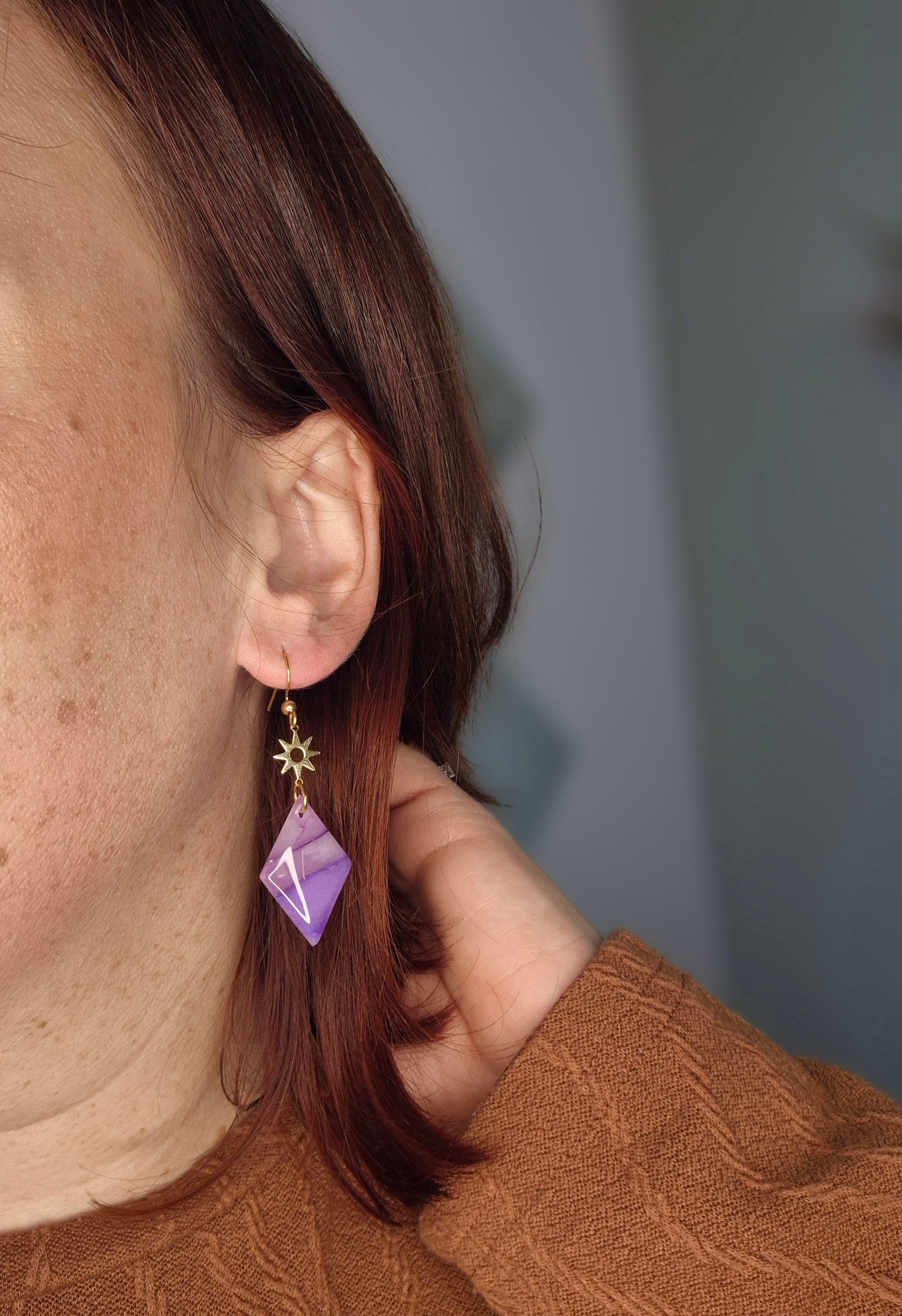 Boucles d’oreilles Gaïa — plusieurs coloris disponibles