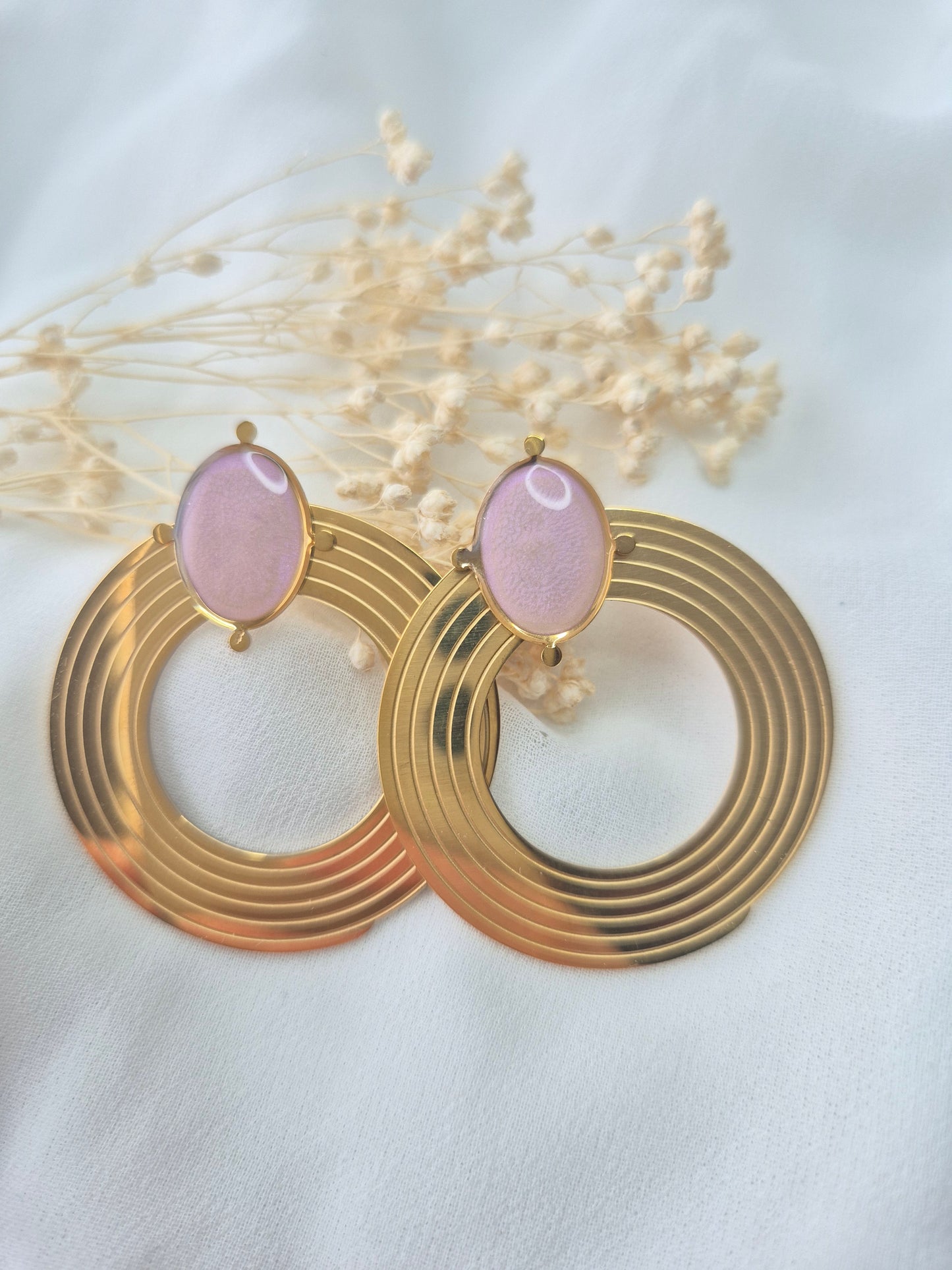 Boucles d’oreilles Lucie – Plusieurs coloris disponibles –