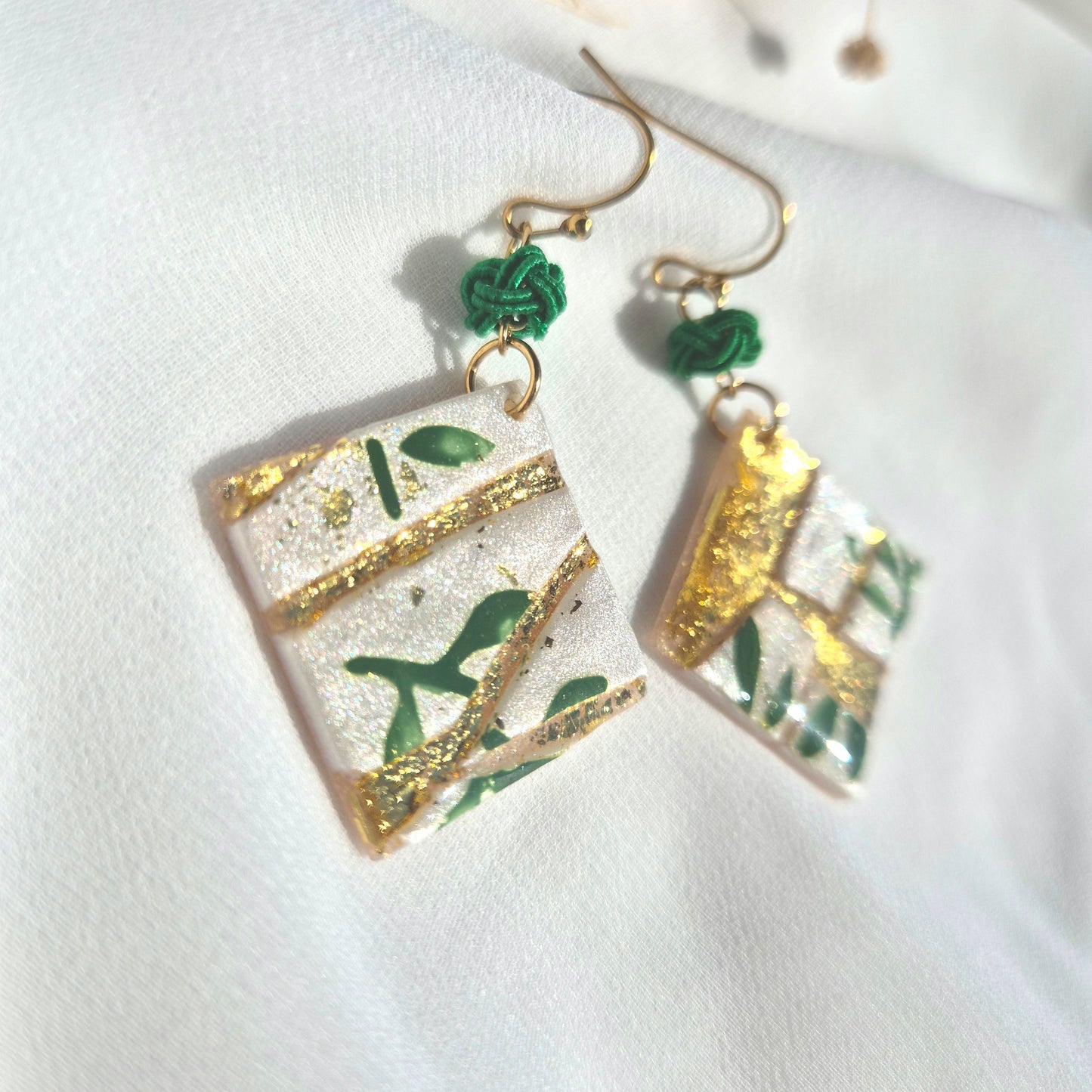 Boucles d'oreilles pendantes Hana