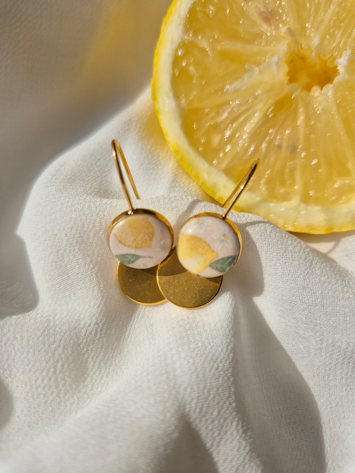 Boucles d'oreilles Léontine - doré ou argenté
