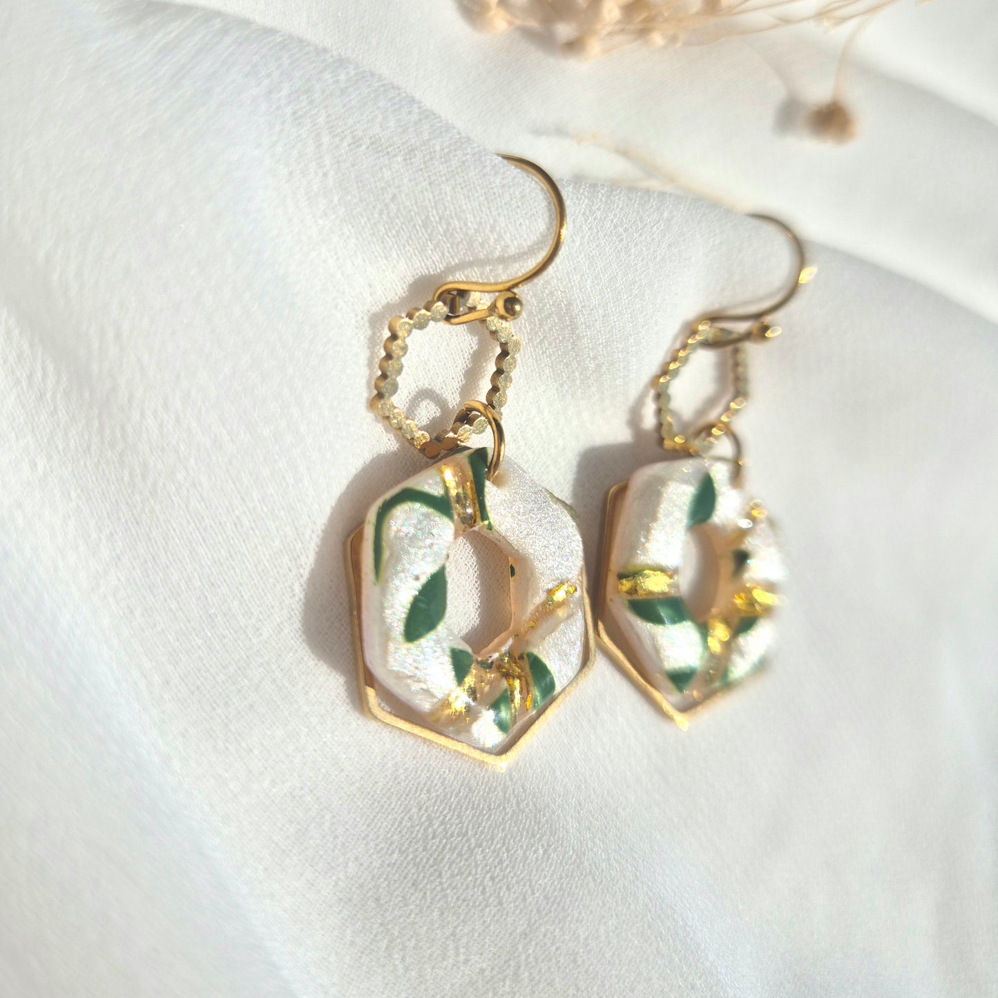 Boucles d'oreilles pendantes Mio