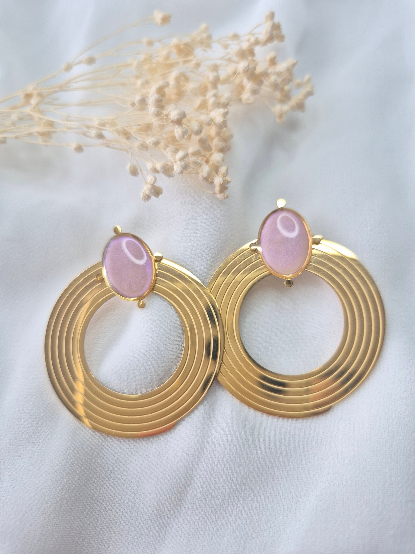Boucles d’oreilles Lucie – Plusieurs coloris disponibles –