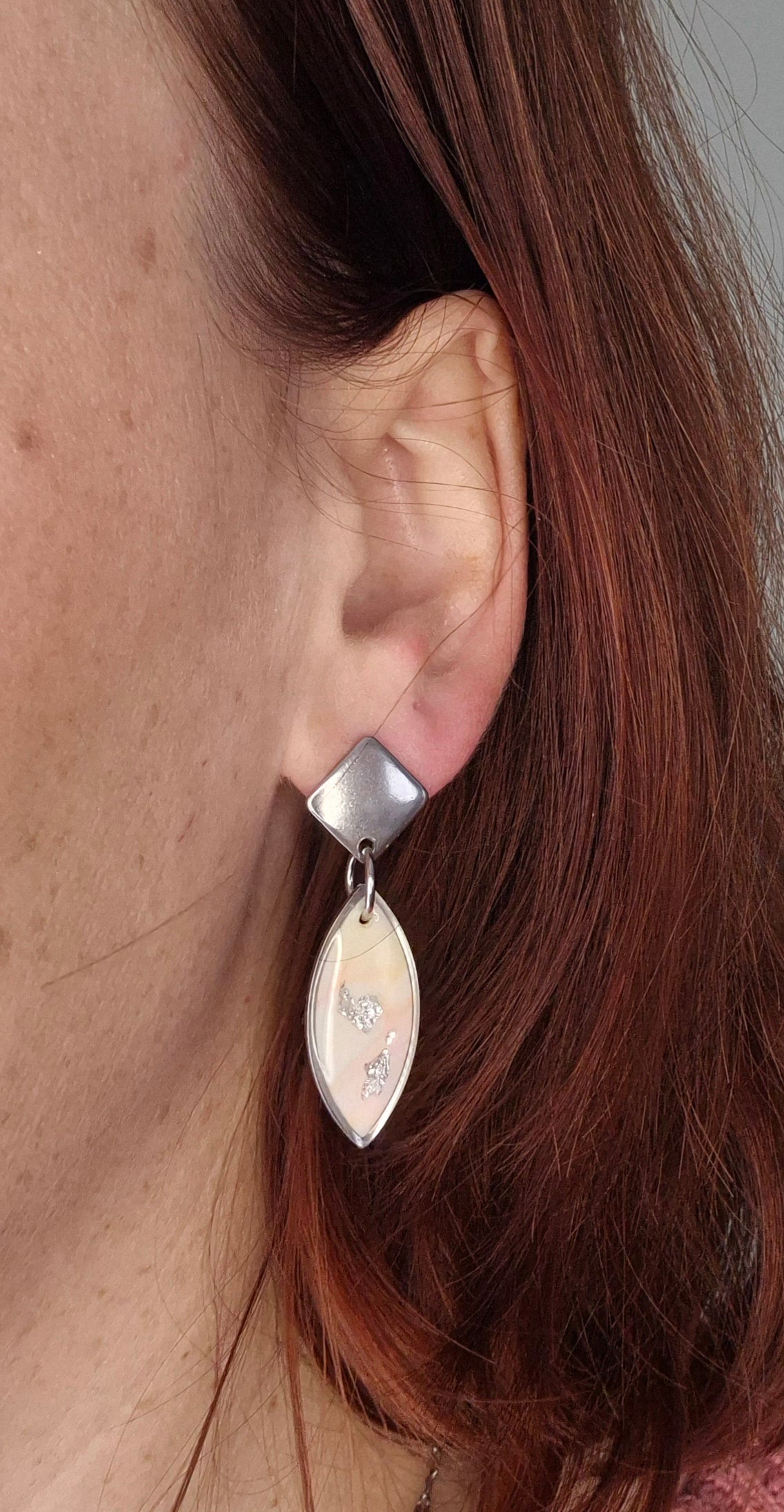 Boucles d'oreilles "Amande Éclatante"