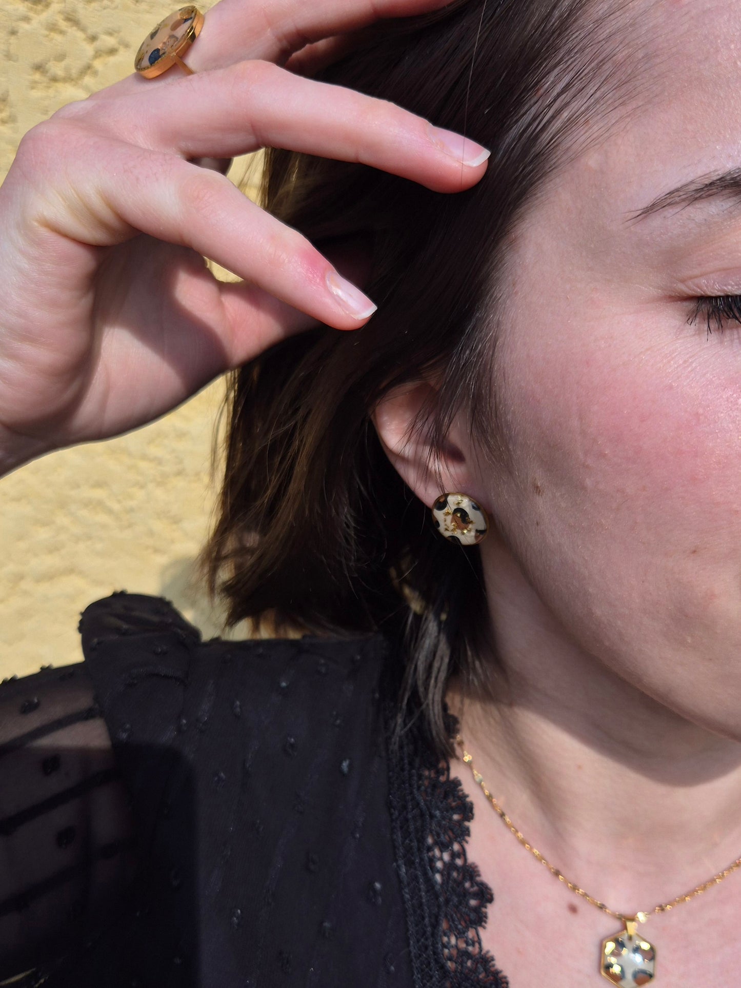 Les Lucile – Puces d’oreilles 1,5 cm