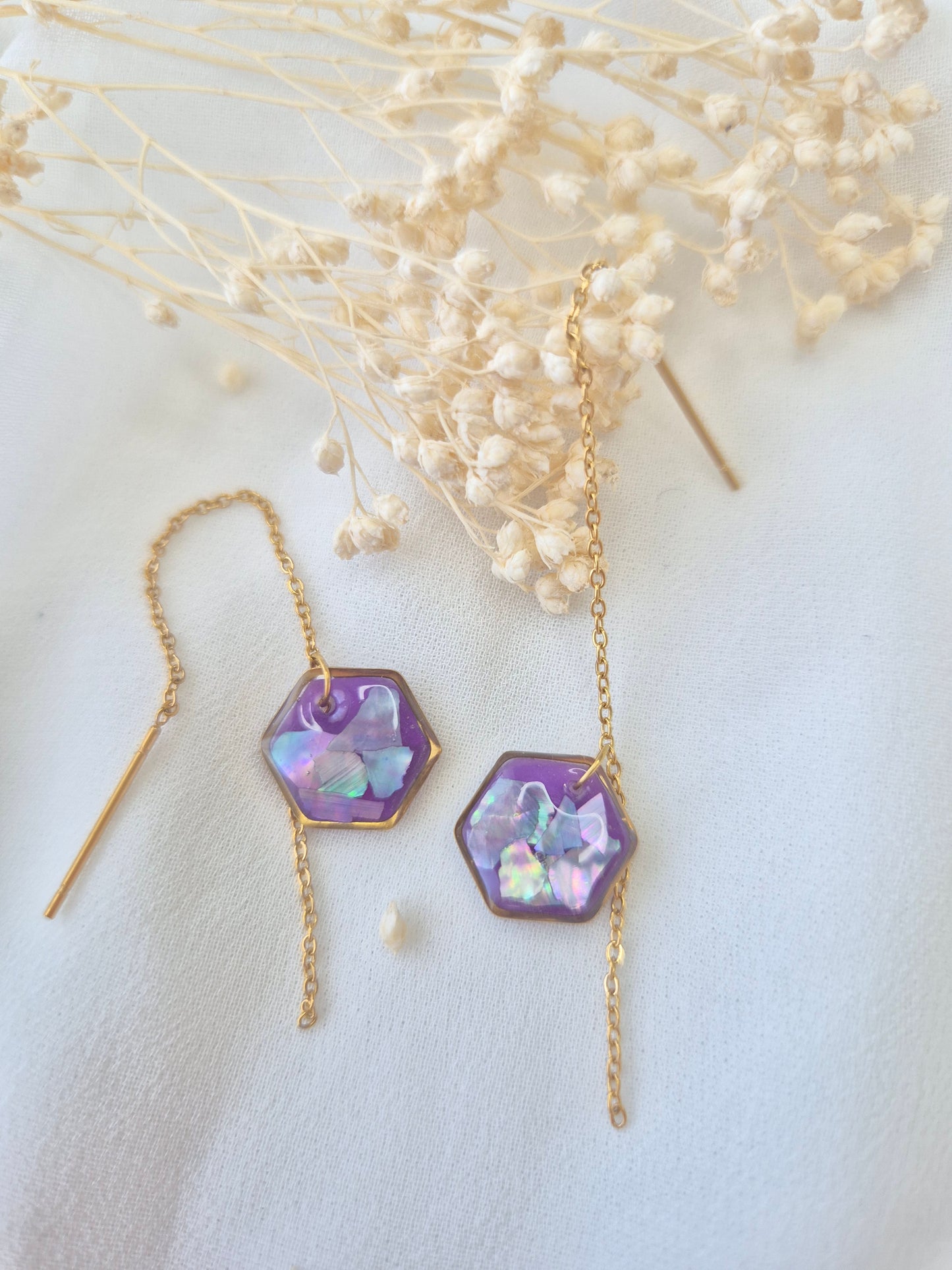 Boucles pendantes Lyséa
