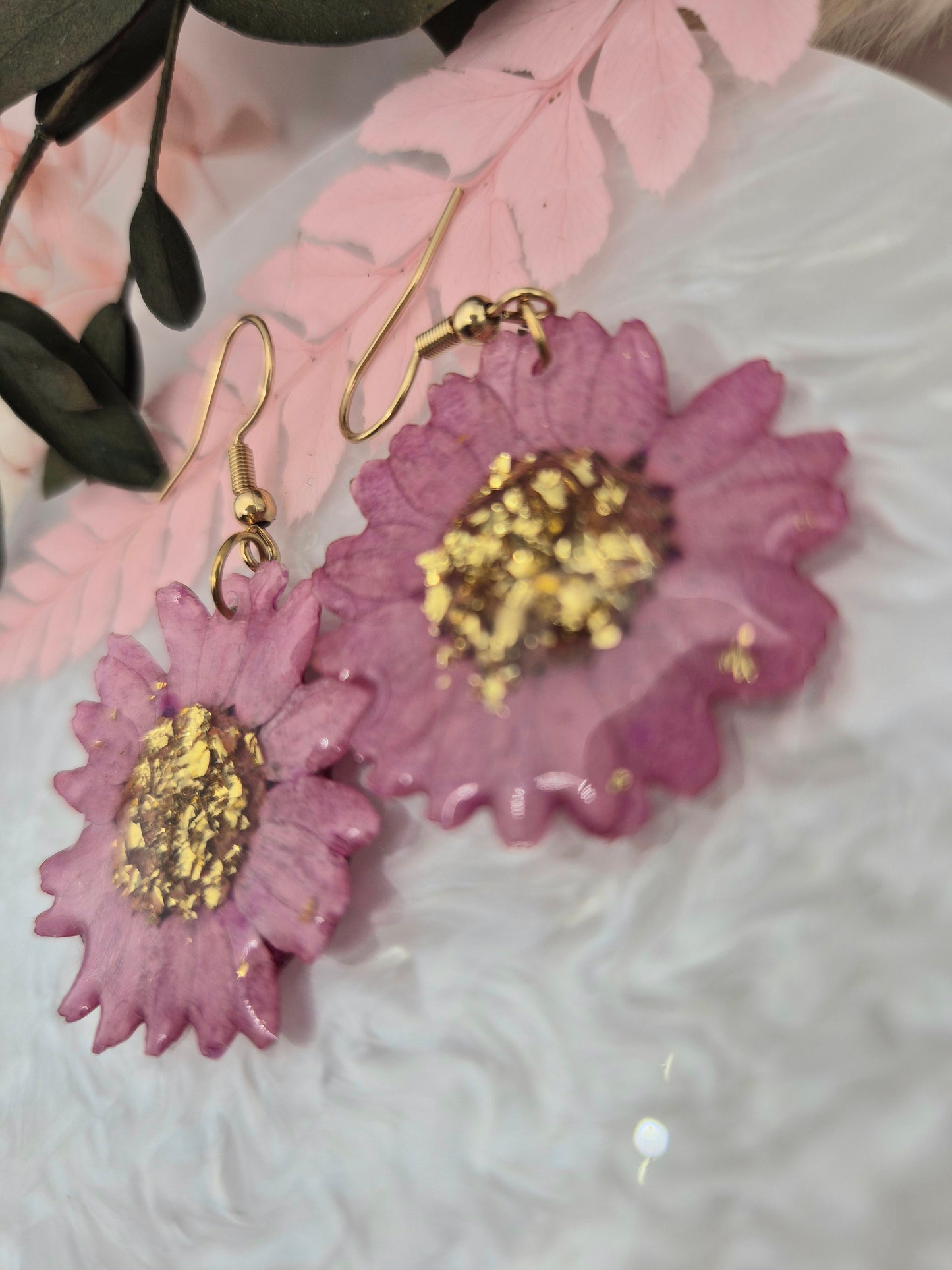 Boucles d’oreilles "Fleurs d’éclat"