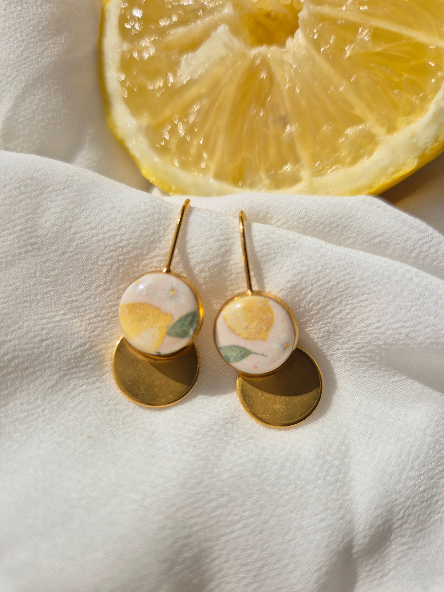 Boucles d'oreilles Léontine - doré ou argenté