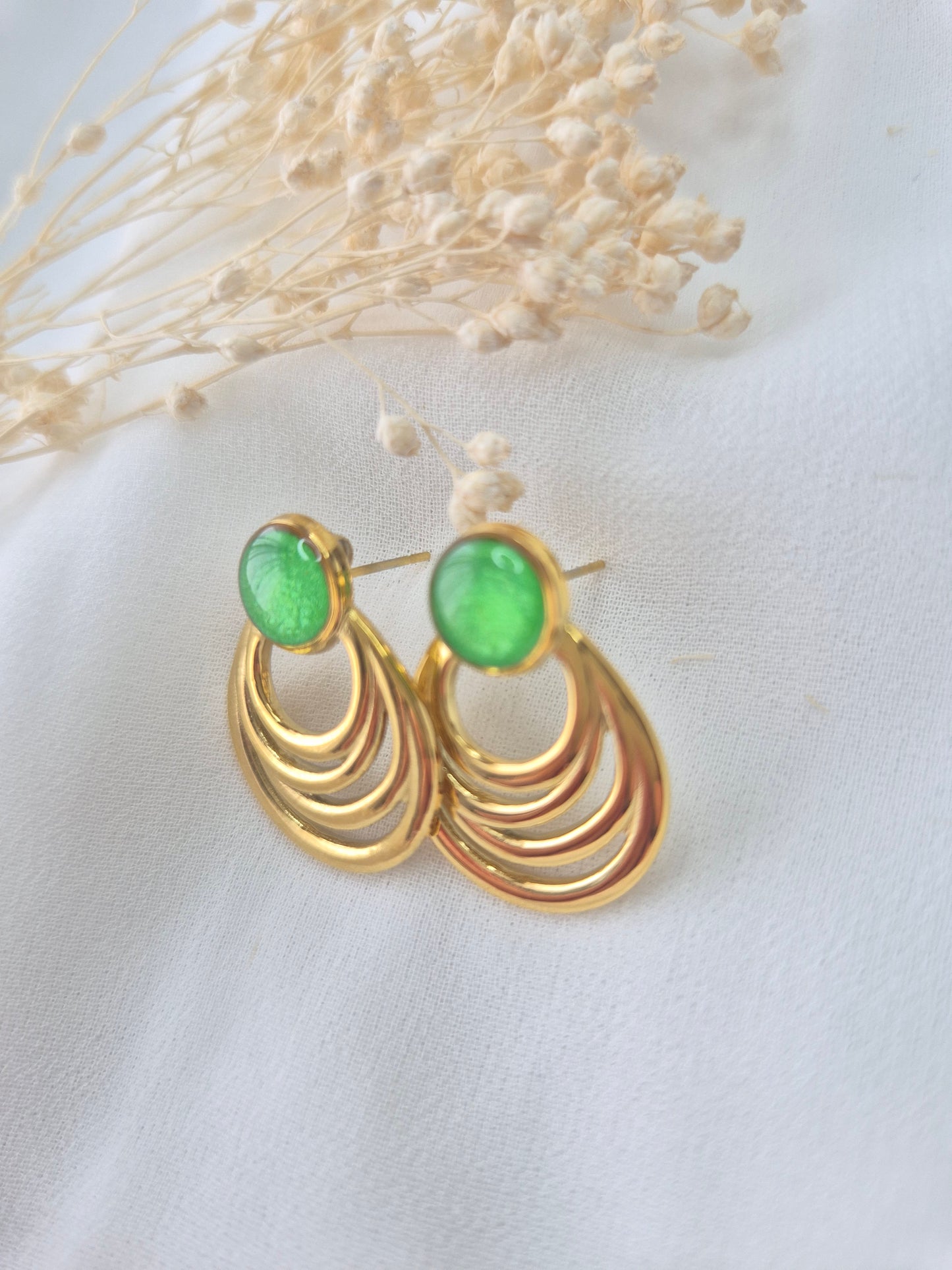 Boucles d’oreilles Simone - plusieurs couleurs disponibles -