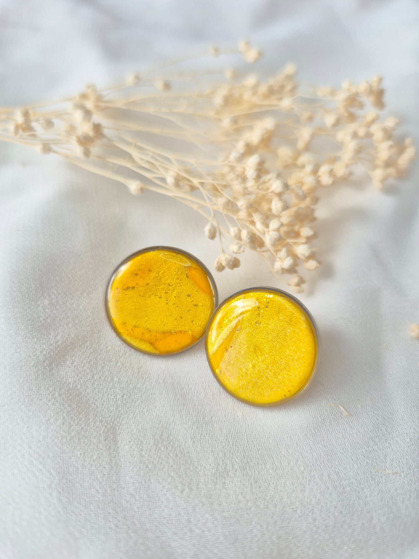 Les Clémentine – Puces d’oreilles 2 cm
