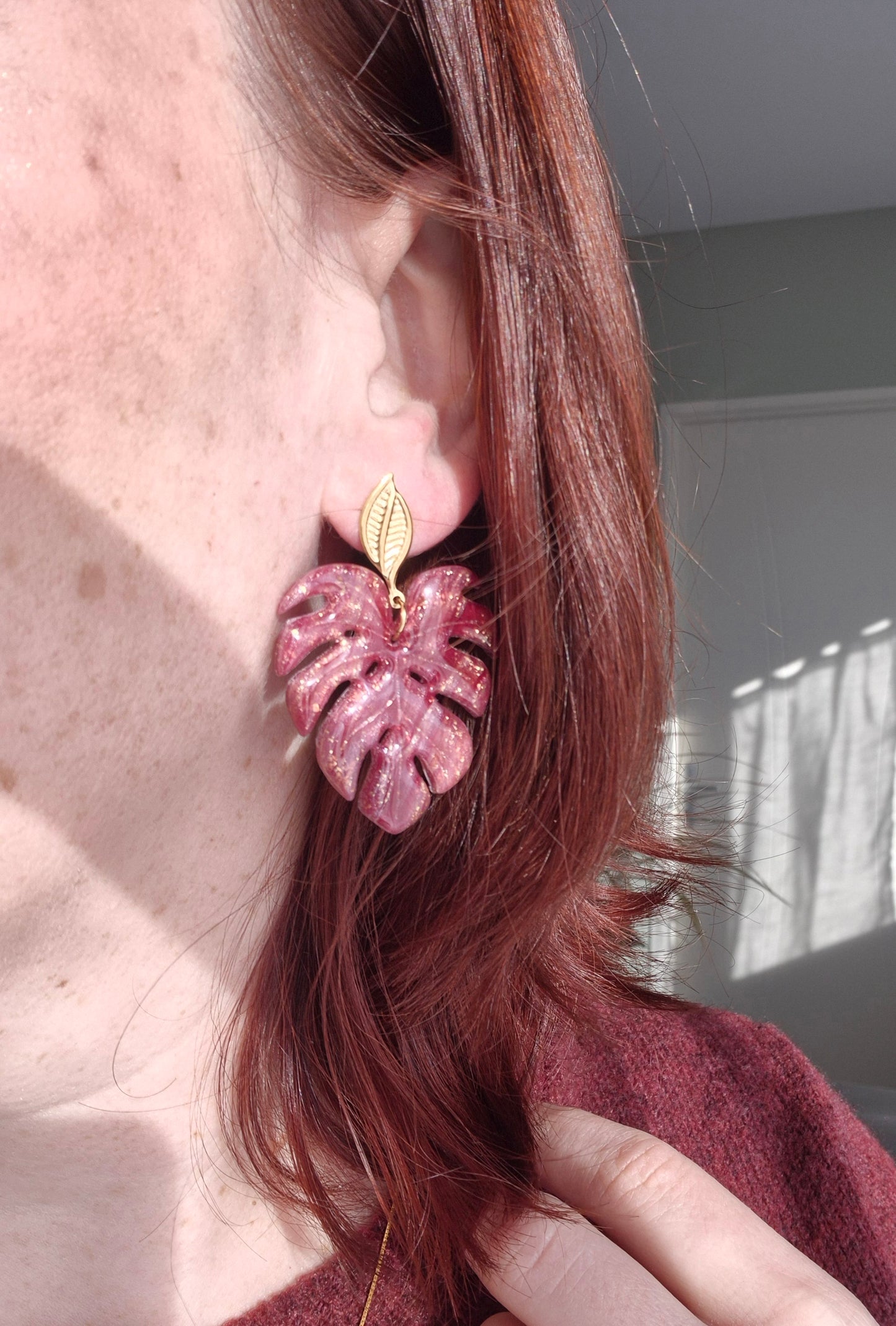 Boucles d’oreilles Alba (plusieurs teintes disponibles)