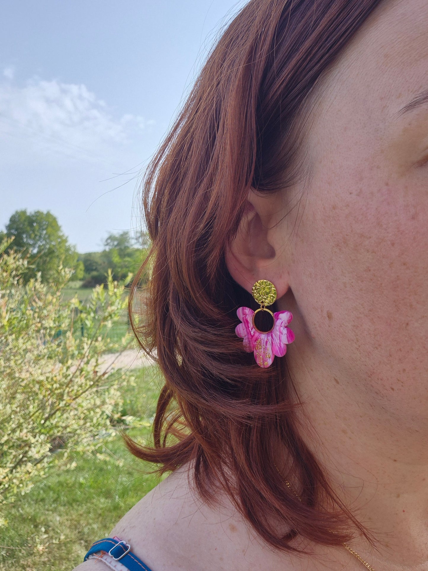 Boucles d’oreilles Éloane – Coloris au choix