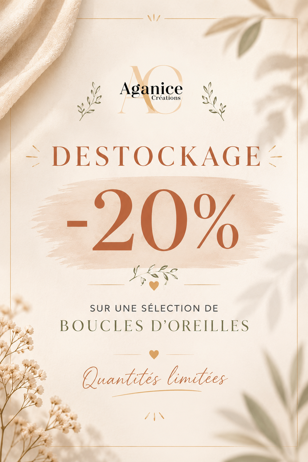 Déstockage – Dernières pièces -20%