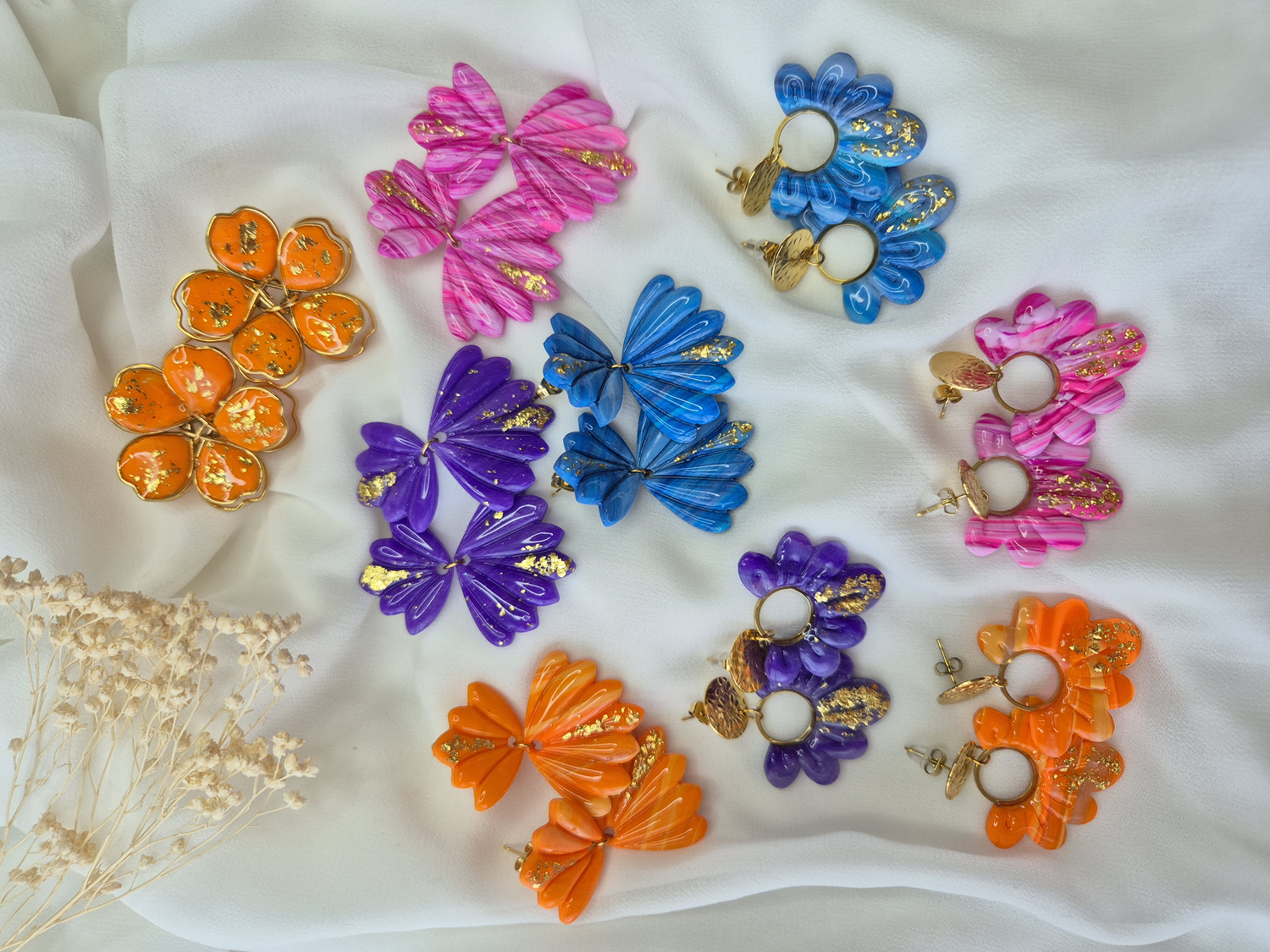 Nouvelle collection      Explosion Florale – Fleurs & Pampilles Vitaminées