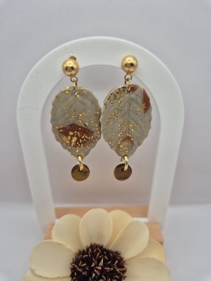 Boucles d'oreilles Feuilles - Élégance naturelle et authentique