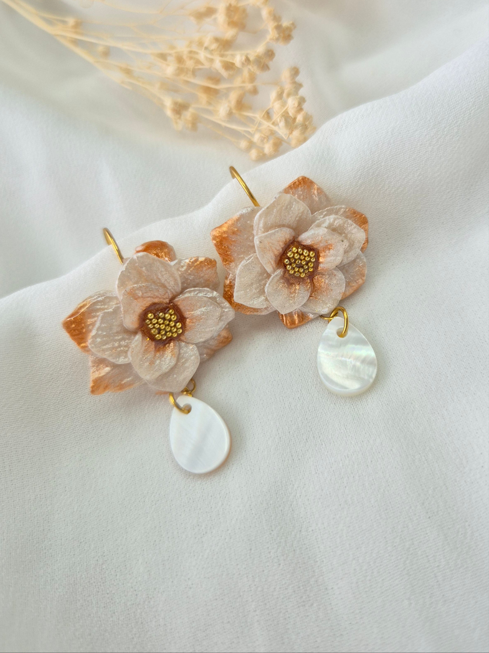 Boucles d’oreilles Magnolia