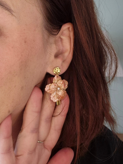 Boucles d’oreilles Gardenia