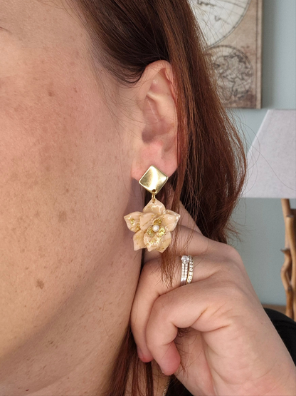 Boucles d’oreilles Amaryllis