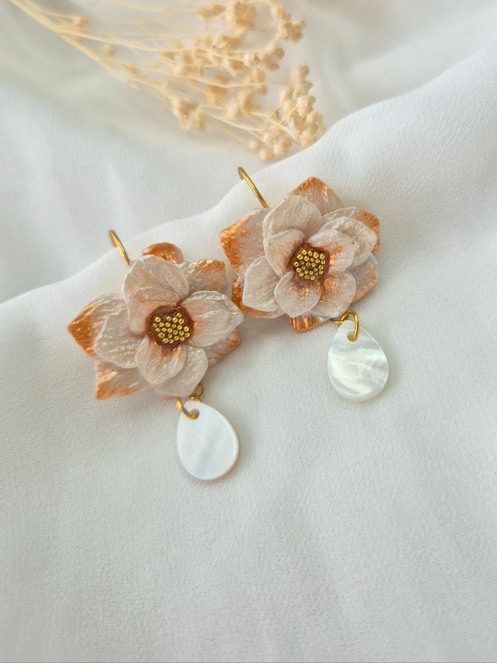Boucles d’oreilles Magnolia
