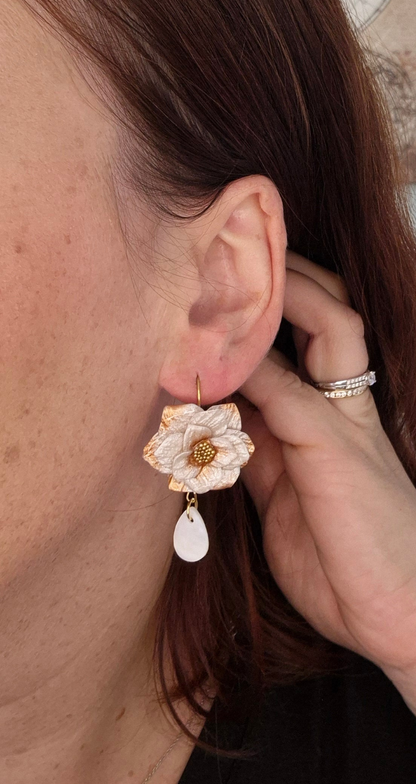 Boucles d’oreilles Magnolia