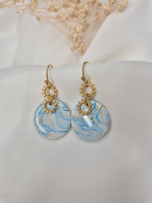 Boucles d’oreilles pendantes – Sélène