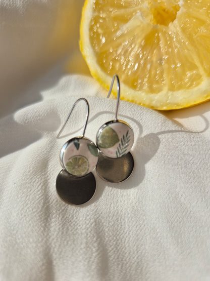 Boucles d'oreilles Léontine - doré ou argenté