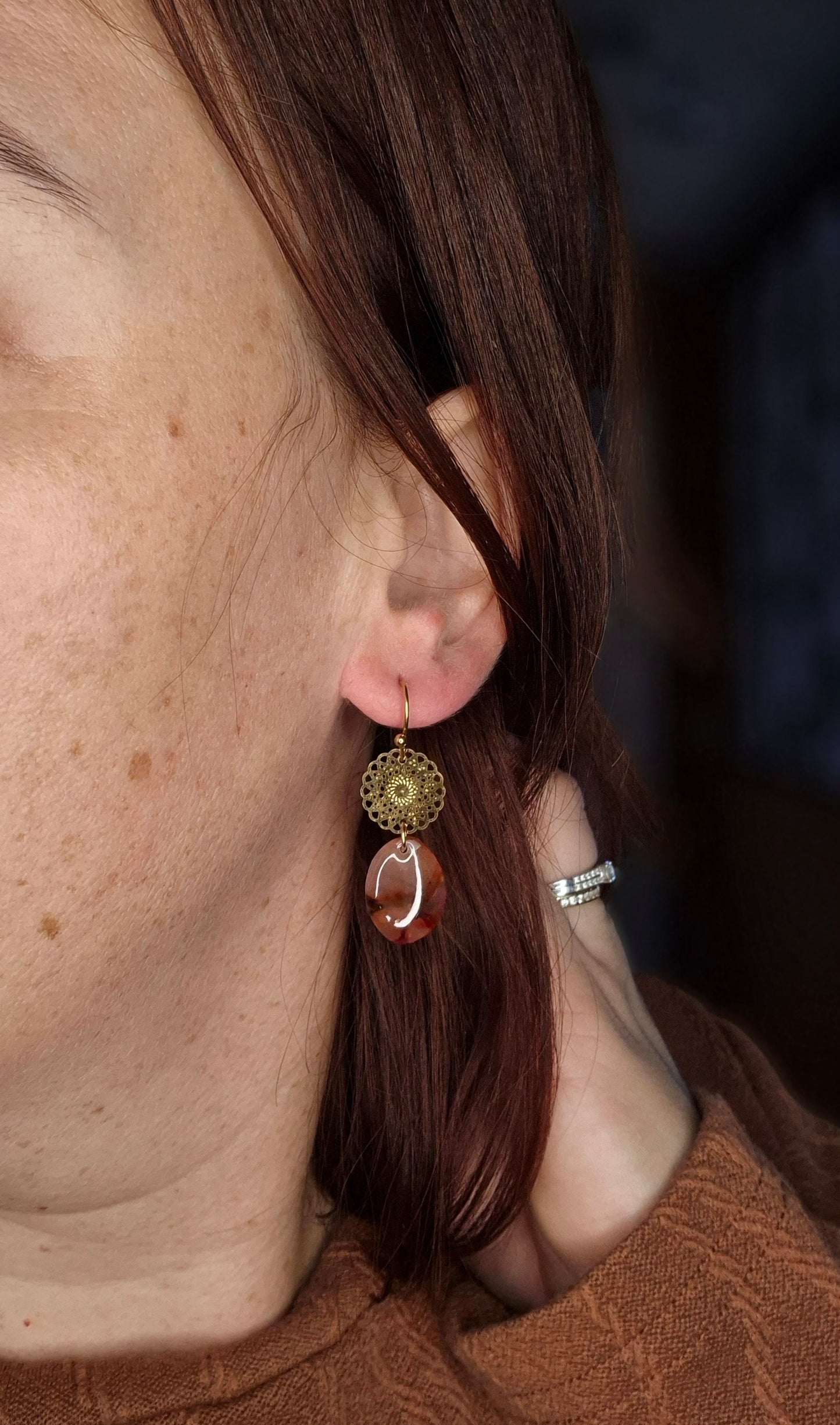 Boucles d’oreilles – Léana  (2 coloris disponibles)