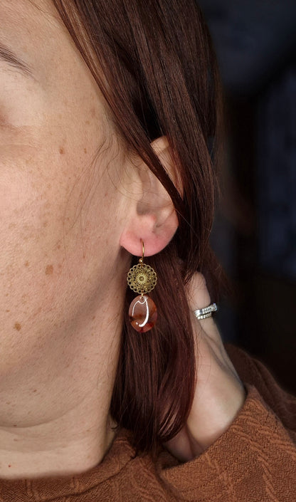 Boucles d’oreilles – Léana  (2 coloris disponibles)