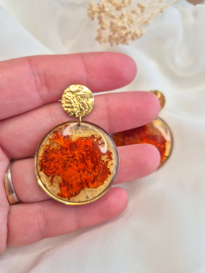 Boucles d’oreilles pendantes Cléophée