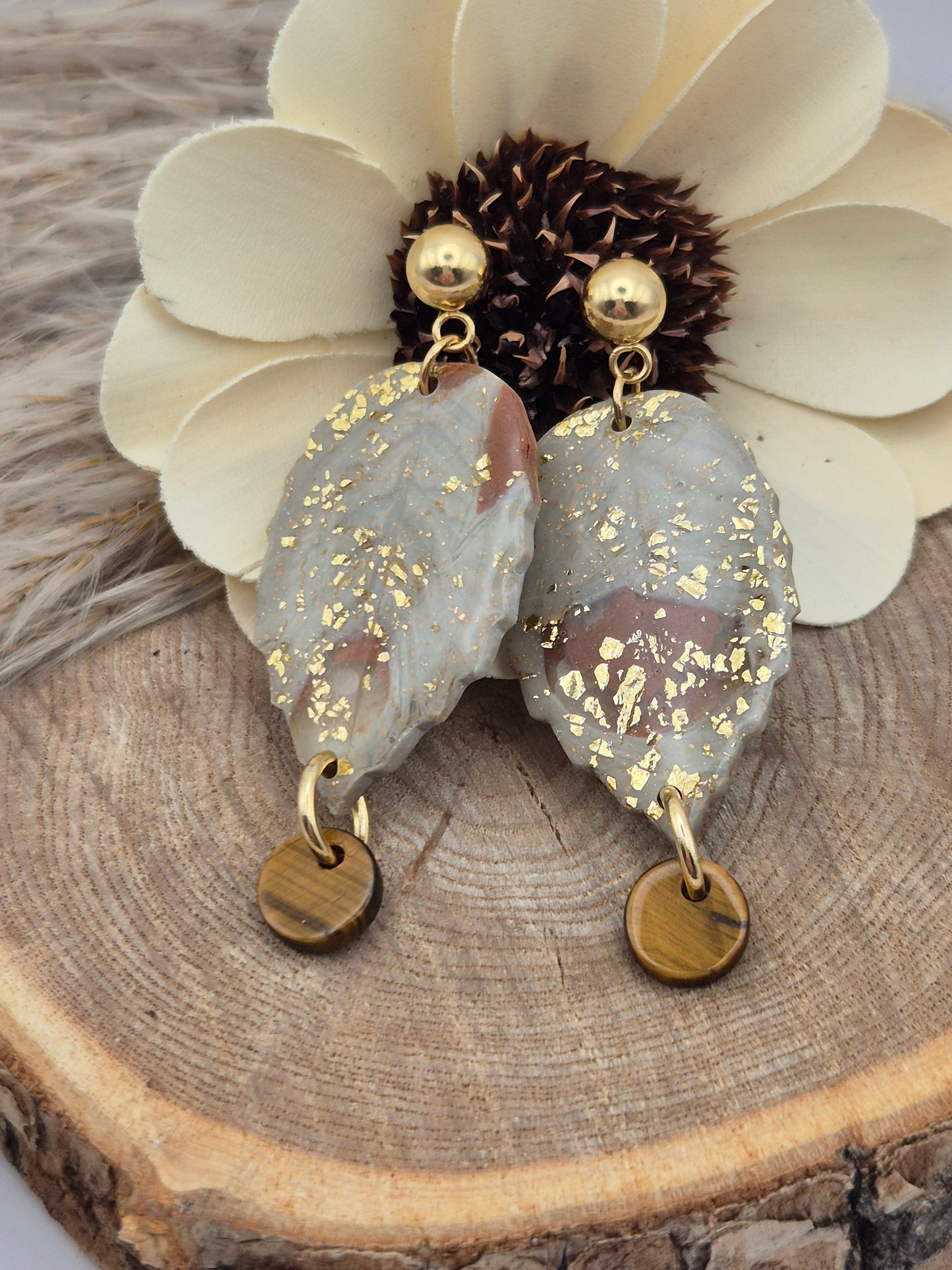 Boucles d'oreilles Feuilles - Élégance naturelle et authentique