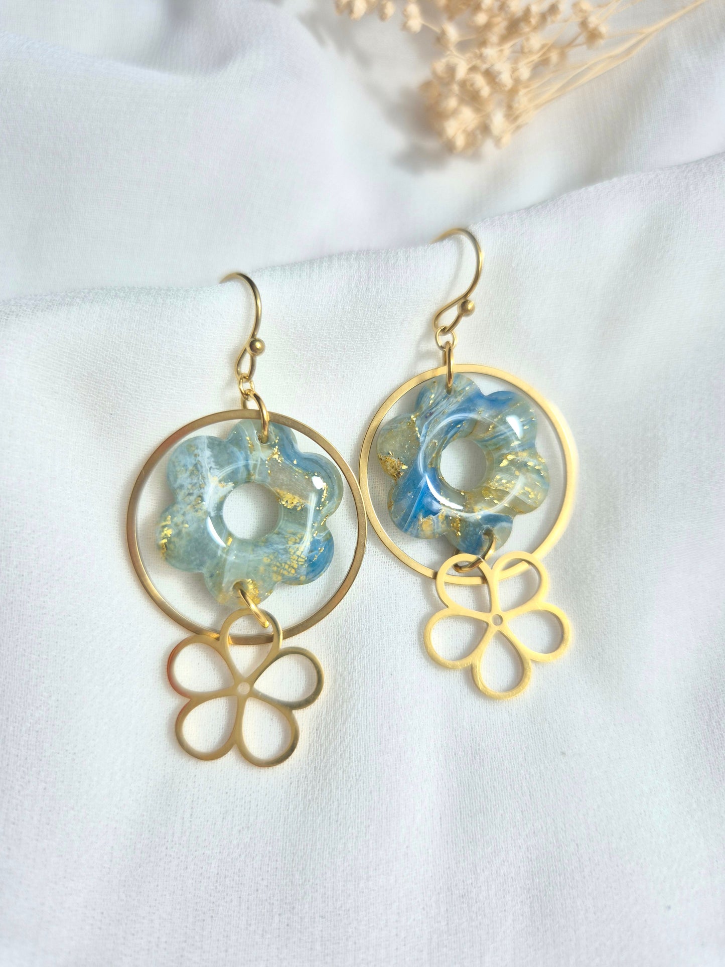 Boucles d'oreilles Mélusine
