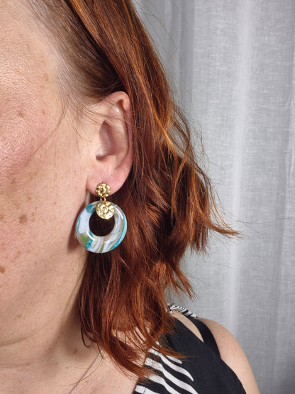 Boucles d’oreilles Caroline (coloris au choix)