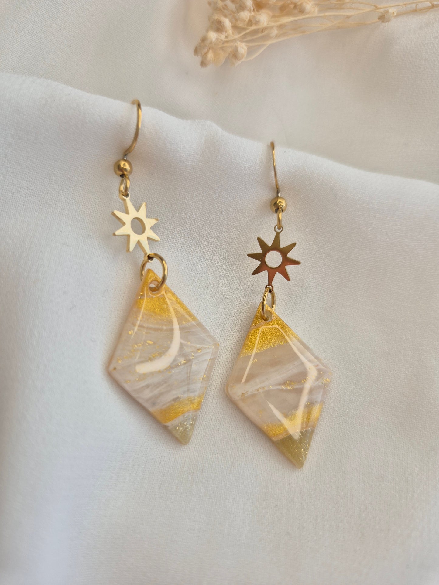 Boucles d’oreilles Gaïa — plusieurs coloris disponibles