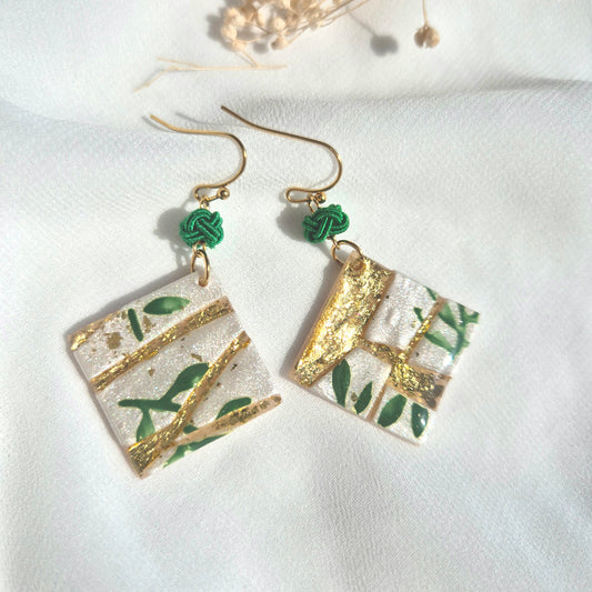 Boucles d'oreilles pendantes Hana