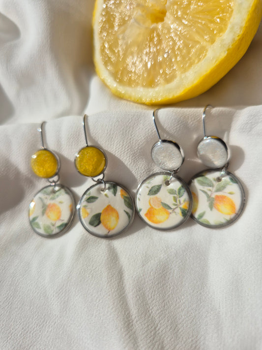 Boucles d'oreilles Suzon  - doré ou argenté