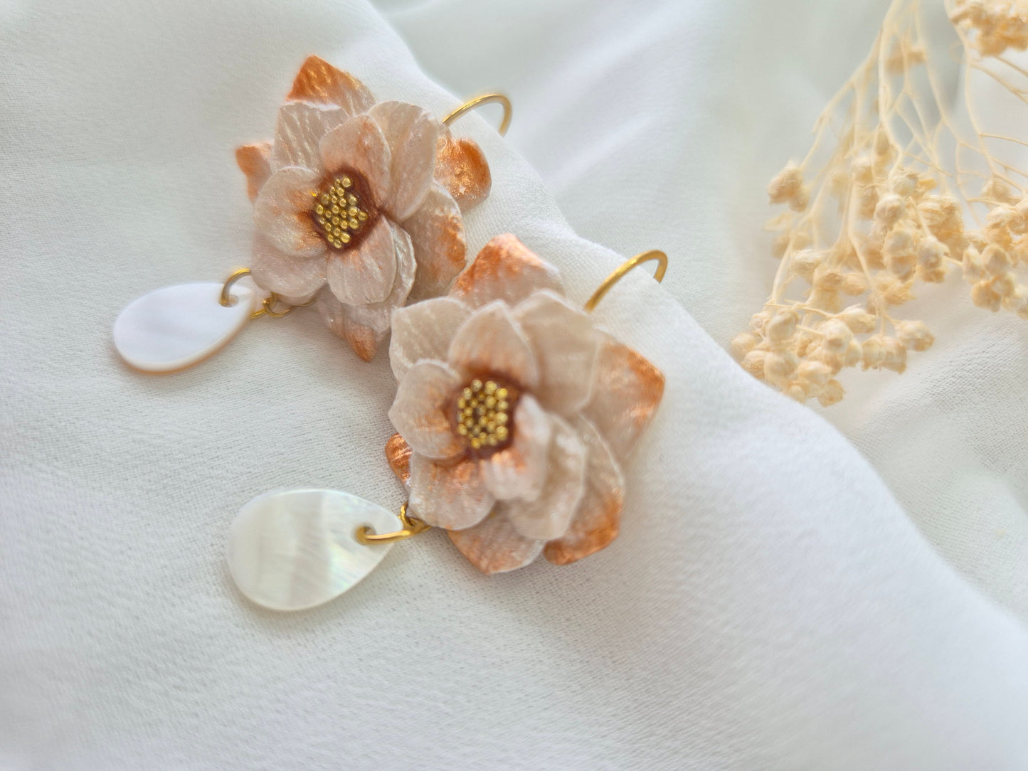 Boucles d’oreilles Magnolia