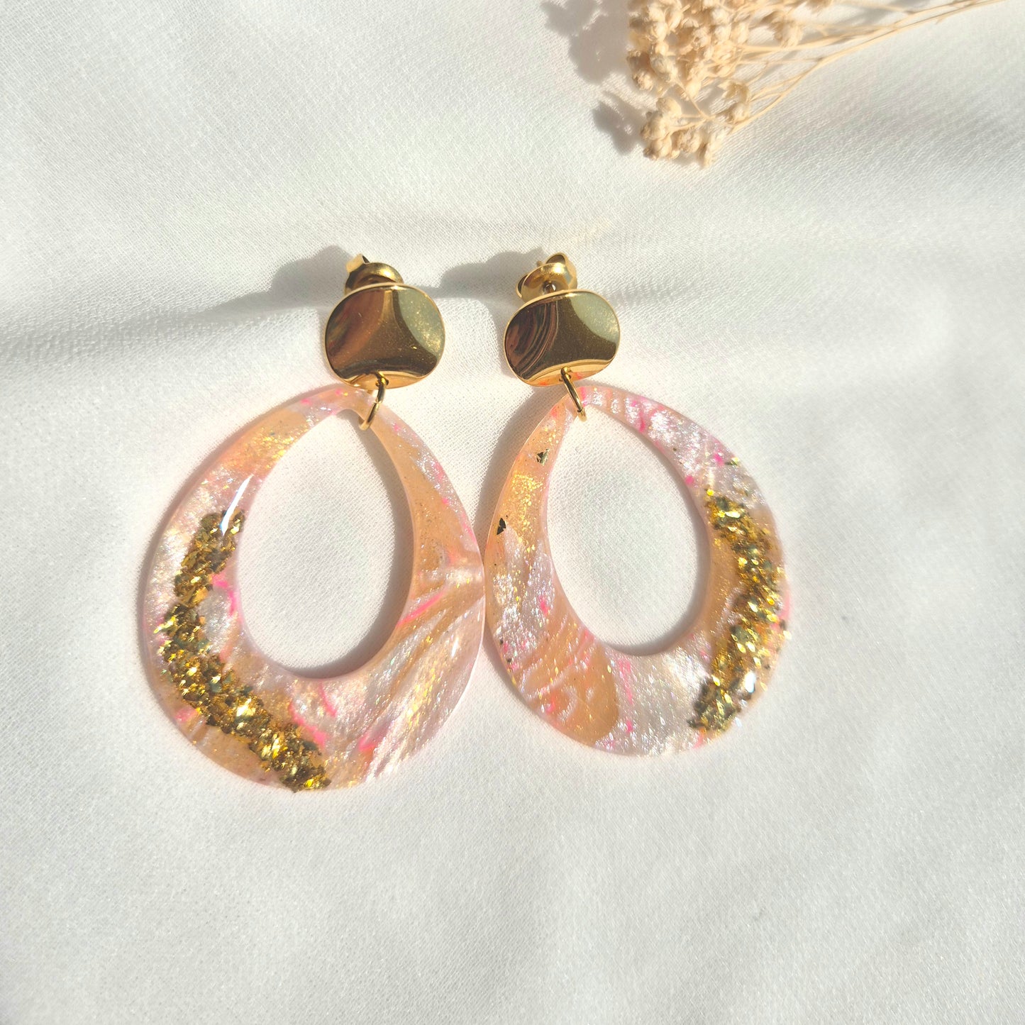 Boucles d'oreilles pendantes Elsa