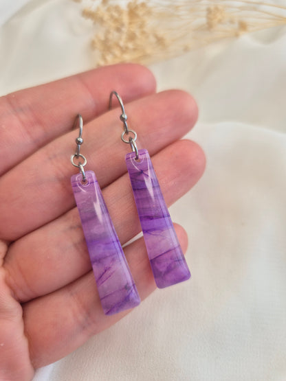 Boucles d’oreilles Véra – Version argentée