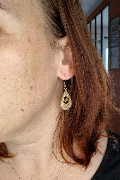 Boucles d’oreilles pendantes Yasmina